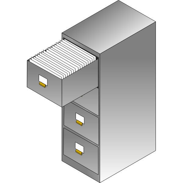 File cabinet vector graphics