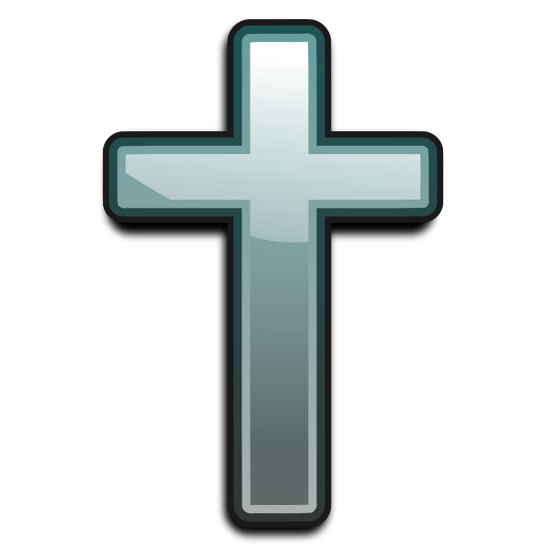 Vector symbol of Christian religion