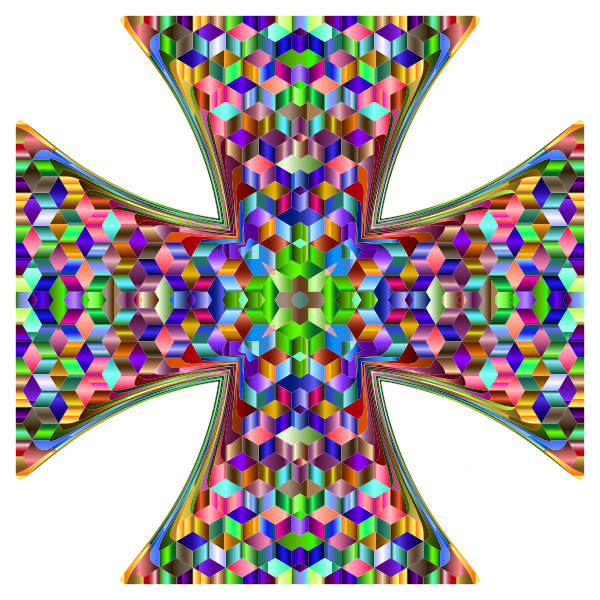 Cubic Chromatic Maltese Cross