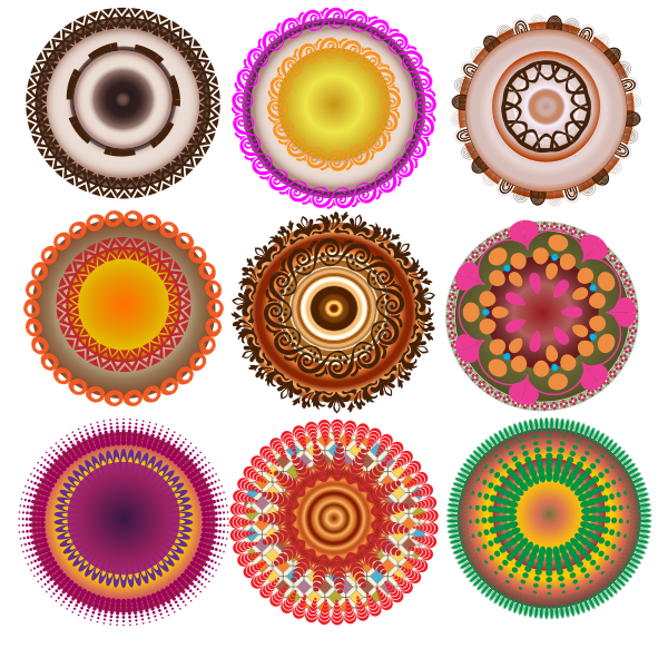 Decorative circles