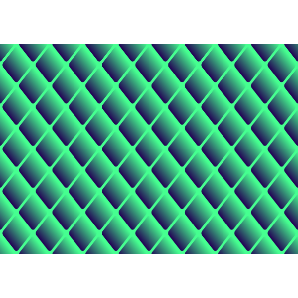 Diamond pattern in green color