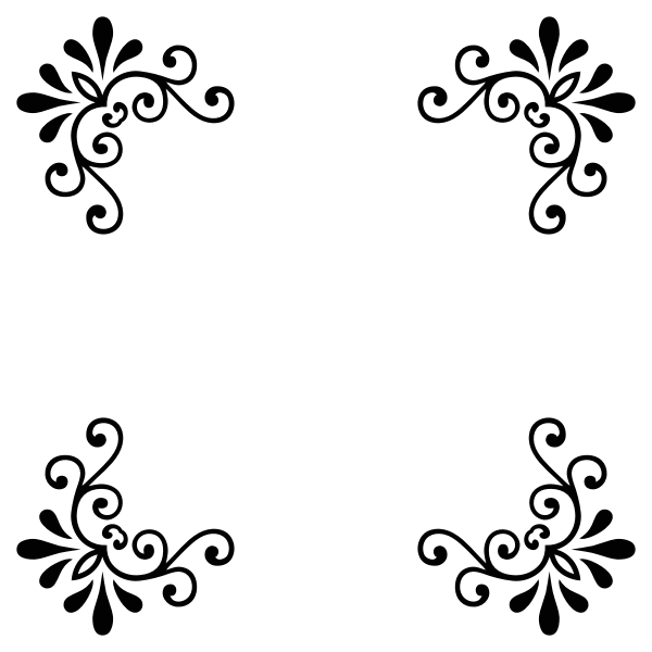 Decorative vintage style elements