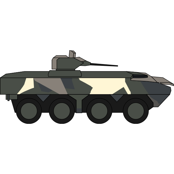 Military vehicle illustration