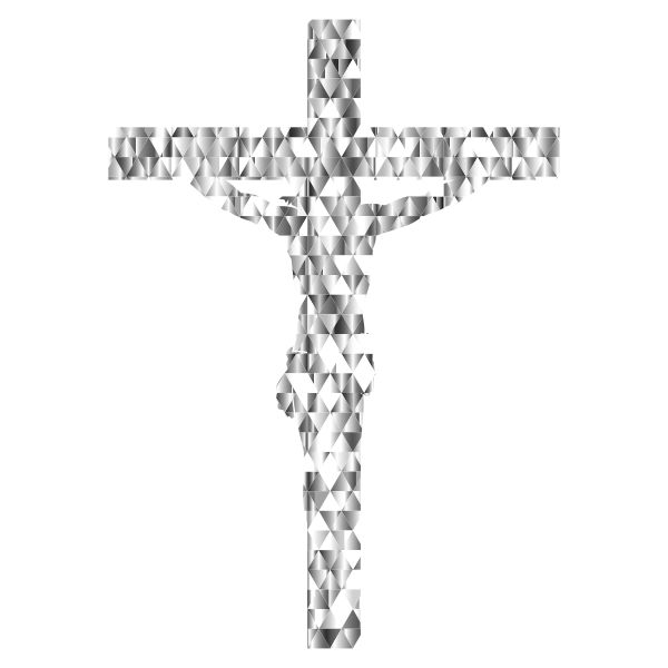 Diamond Gemstone Crucifix