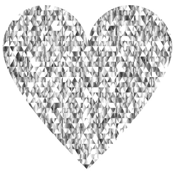 Diamond Gemstone Heart No Background
