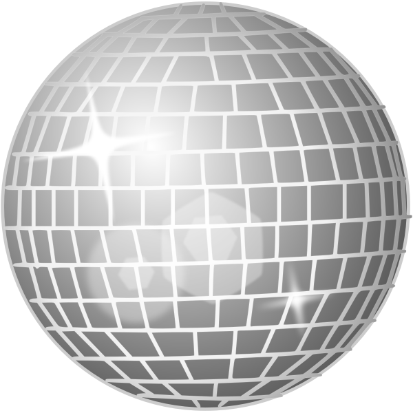 Disco ball vector graphics