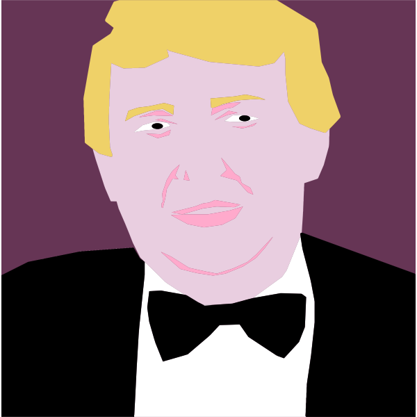 Donald Trump Polygonal Portrait