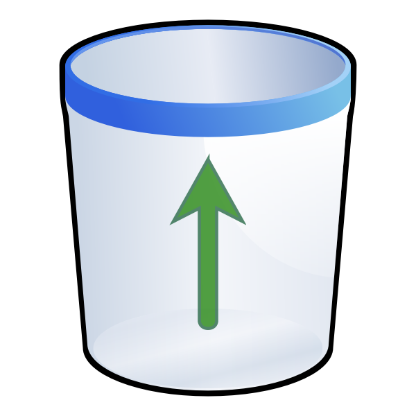 Trash bin vector image