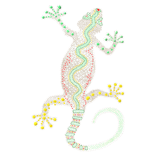 Dot Matrix Lizard