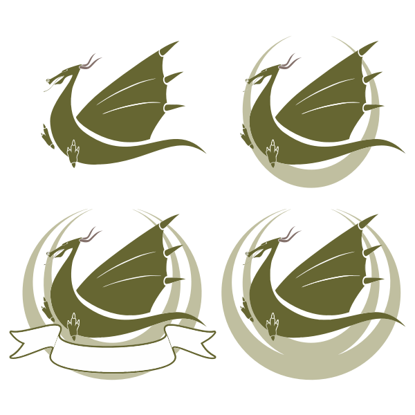 Dragon logos