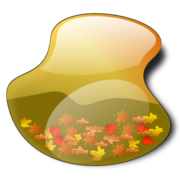 Fall landscape vector illustration