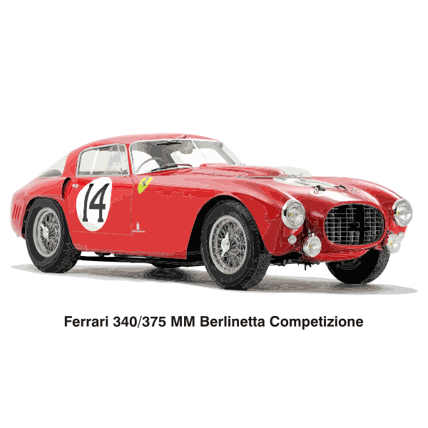 FERRARI 340 375 MM BERLINETTA COMPETIZIONE 1953