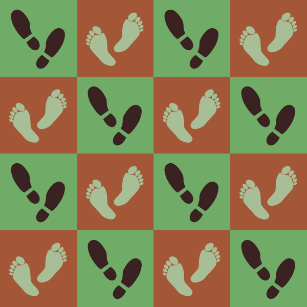 Feet pattern