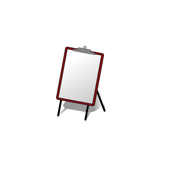 Flipchart vector image