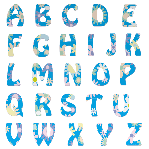 Floral Alphabet