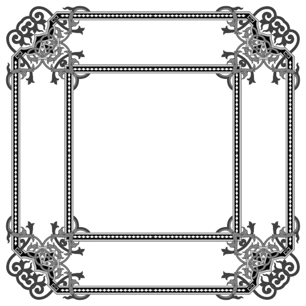 Floral Flourish Frame Interpolated