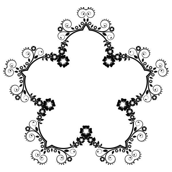 Flower Frame Extrapolated 10