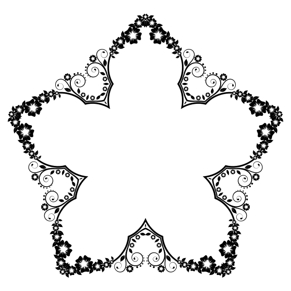 Flower Frame Extrapolated 9