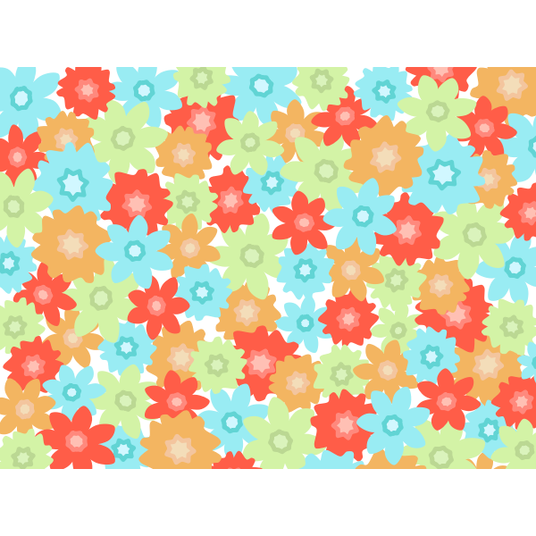 Flowers pattern vector image