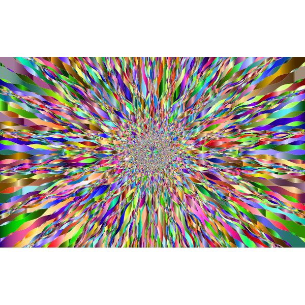 Colored random pattern explosion