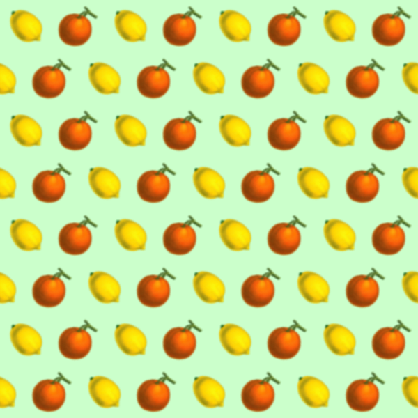 Citrus fruit pattern