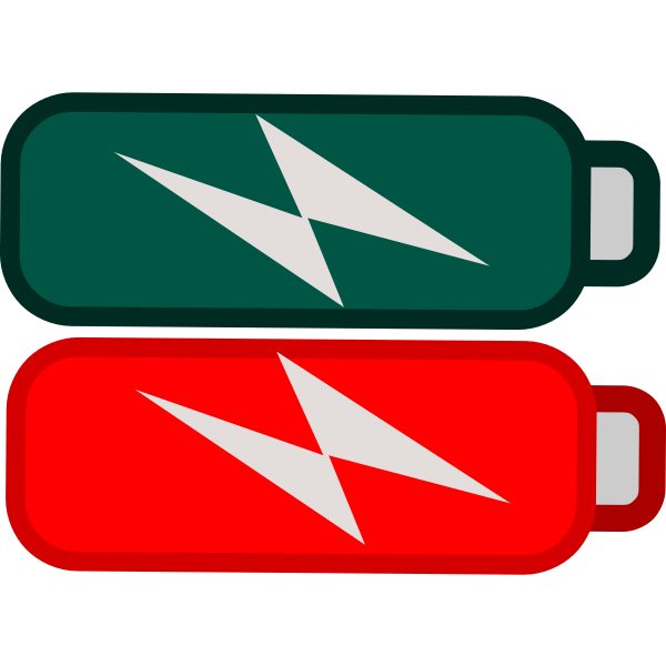 Battery red icon