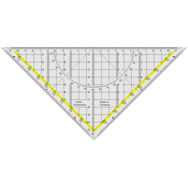 Measuring triangle