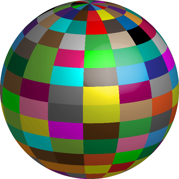 Geometric beach ball