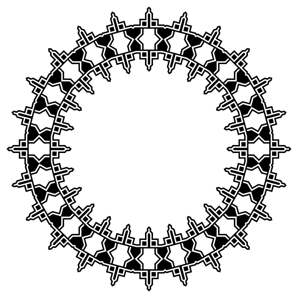 Geometric Corner Multiplied 8 Variation 2