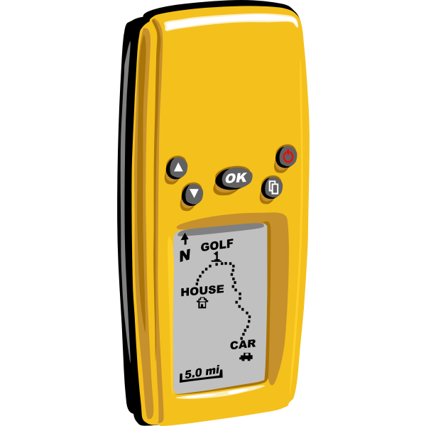 Handheld GPS reciever