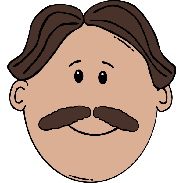 Man Face Cartoon