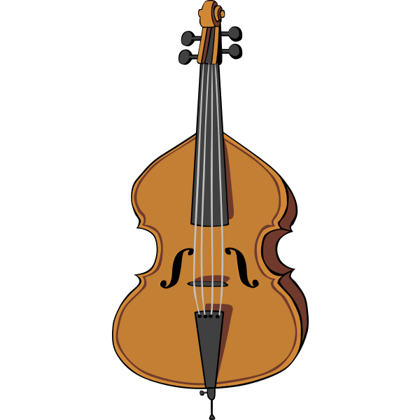 Vector image of cello