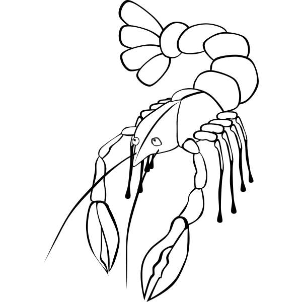 Crawfish vector graphics