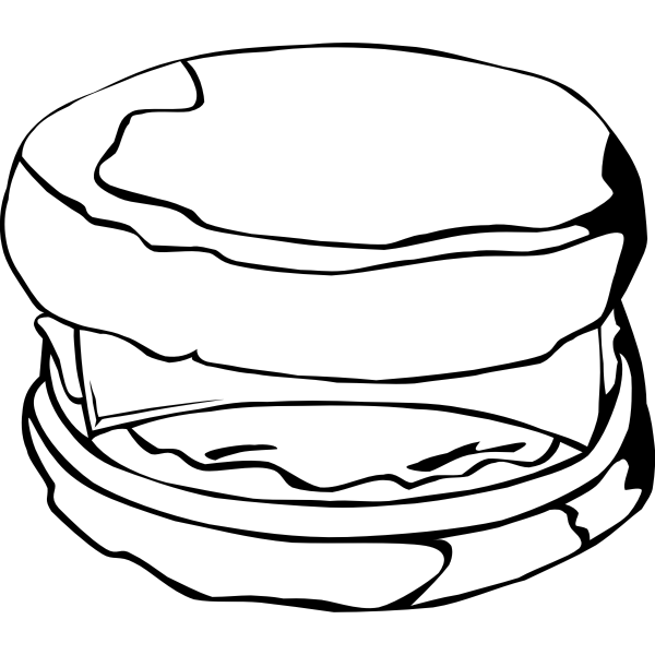 Vector image of McMuffin