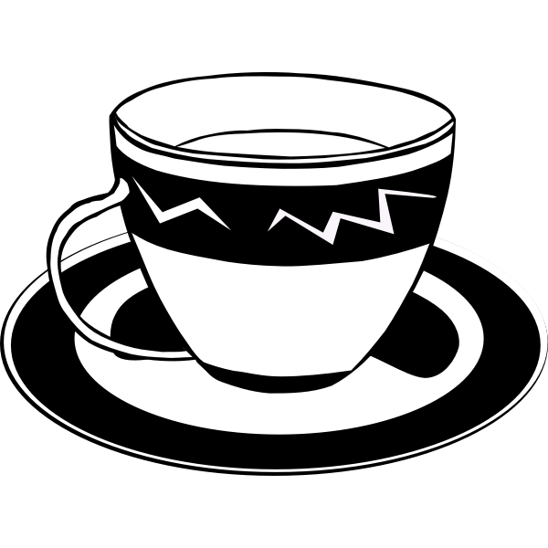 Tea cup vector image