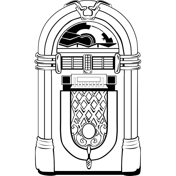 Vector illustration of jukebox