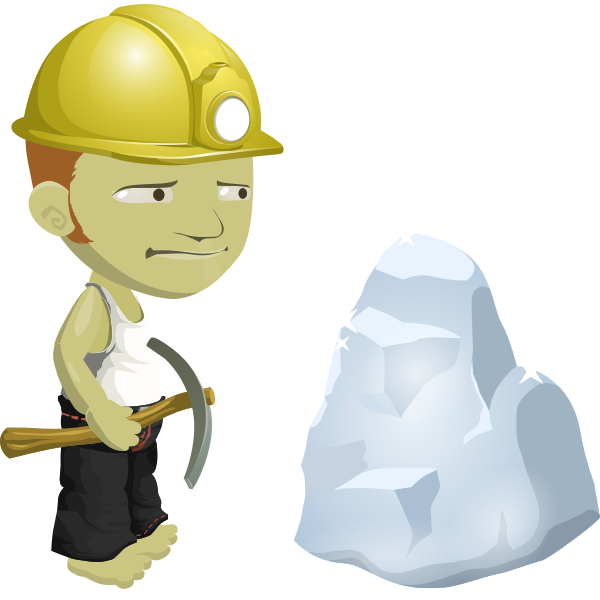 Cartoon miner