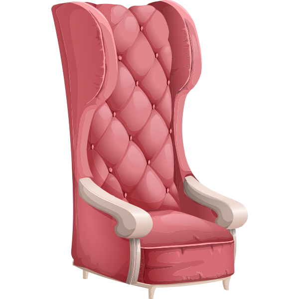 GlitchSimplifiedPinkCushyChair