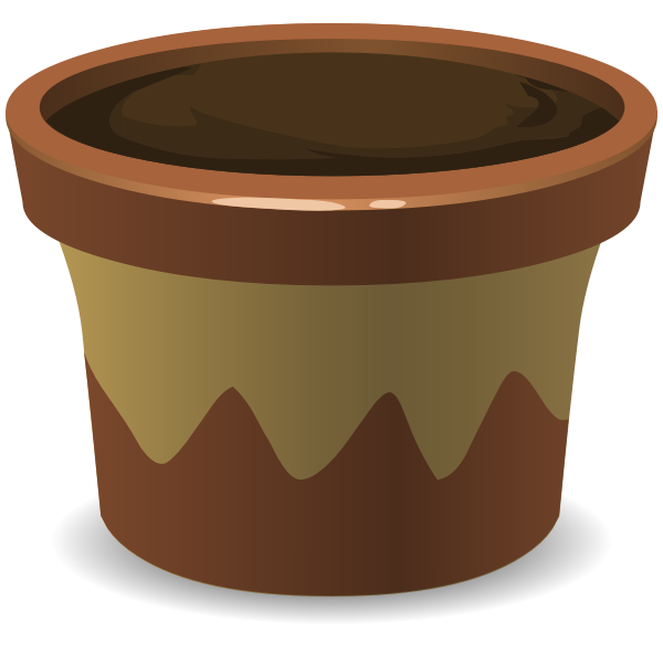 GlitchSimplifiedPlantPot