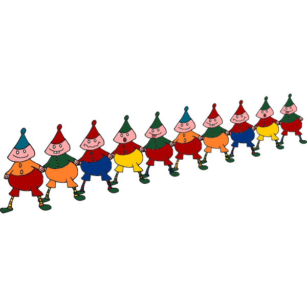 Gnomes in a row