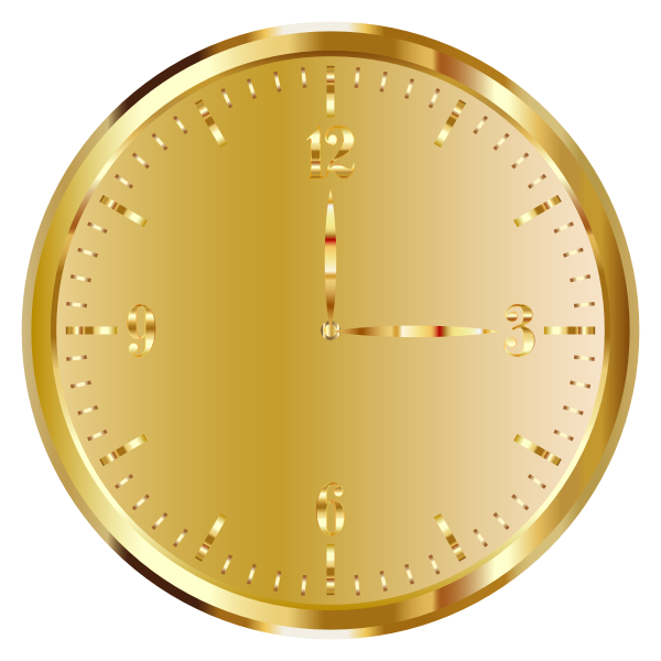 Gold Clock