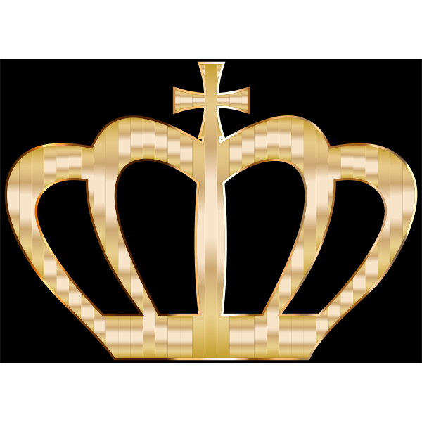 Gold Crown Silhouette