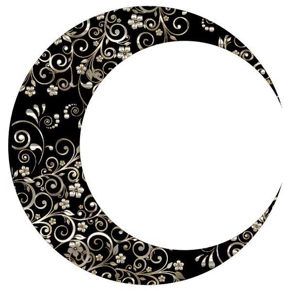 Gold Floral Crescent Moon Mark II 11