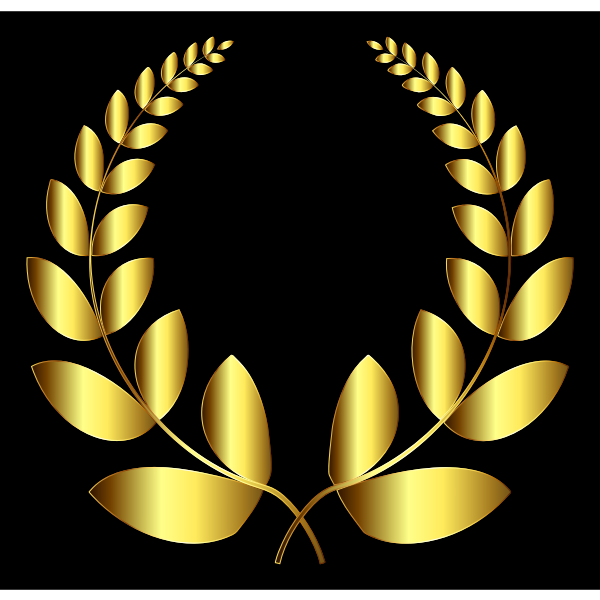 Gold Laurel Wreath 4