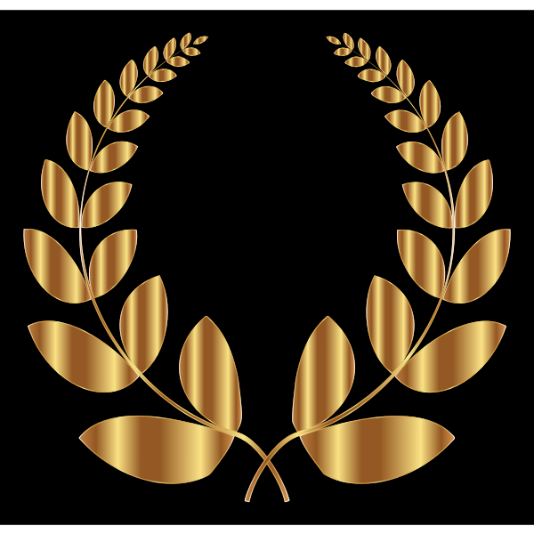 Gold Laurel Wreath 5