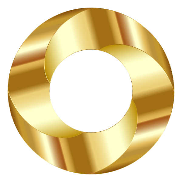 Gold Torus Screw