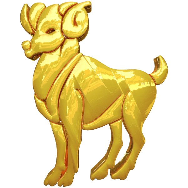 Golden Aries Sign