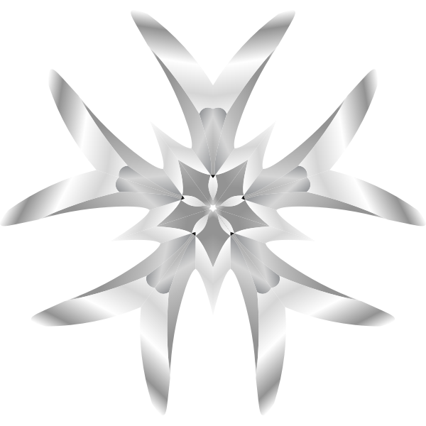 Grayscale Flower