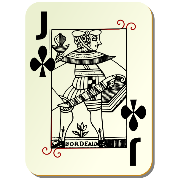 Guyenne deck Jack of clubs