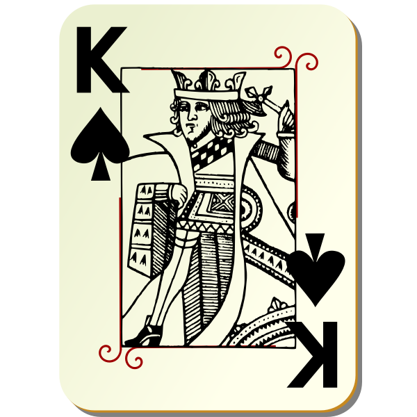 Guyenne deck King of spades